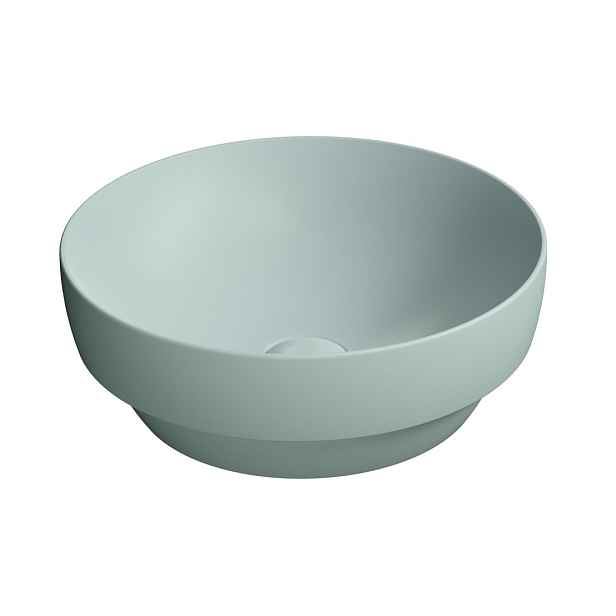 GSI PURA keramické umyvadlo na desku, průměr 40cm, ghiaccio mat