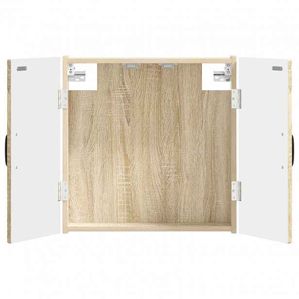 vidaXL Skříň na terče HOORN Dub sonoma 52,5 x 10,5 x 53,5 cm