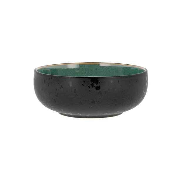 Zelená/černá ramen miska z kameniny 1,2 l Gastro Green/Black – Bitz
