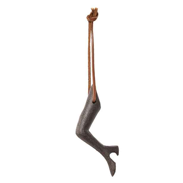 Kovový příruční otvírák na láhve ve tvaru dámské nohy s podpatkem - 3*2*10 cm Clayre & Eef