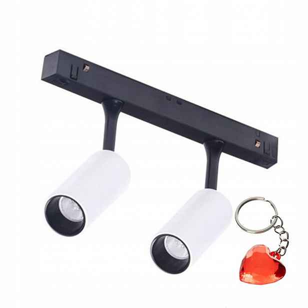 Led spotová reflektorová lampa 2x3W Nikki 2 Track Magnetic AZ4593 Azzardo