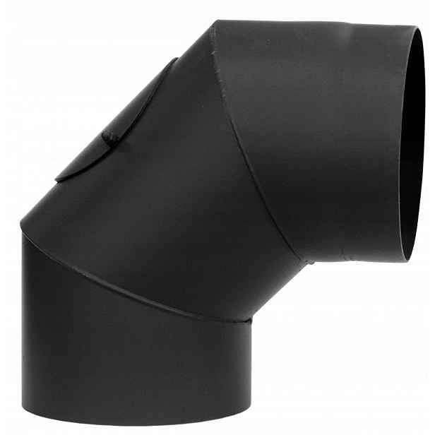 Pevné Koleno S Rhodiováním 120 mm 90 Stupňů Darco Do Komína Kotlové Pece