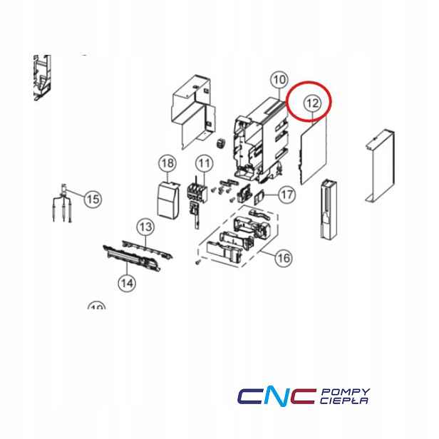 Ovládací deska Panasonic ACXA73C72490 Pcb pro vnitřní klimatizaci