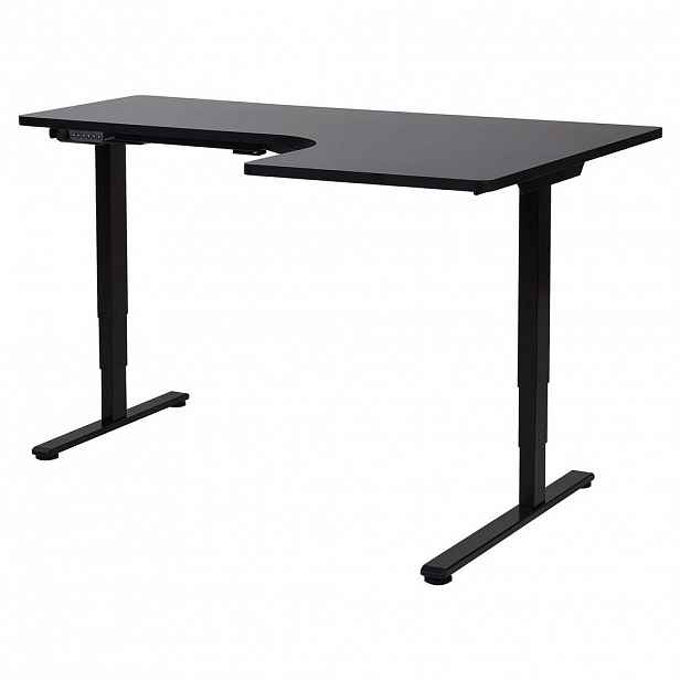 Beliani PSACÍ STŮL 160x60 cm elektrický Černý Destines