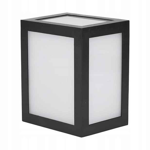 Venkovní nástěnné Led svítidlo obdélníkové, černá bílá barva 4000K IP65 V-tac