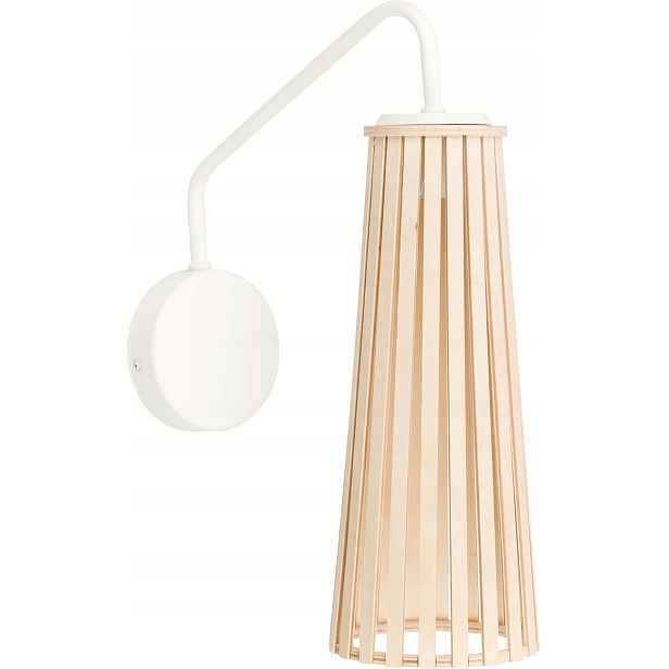 Led nástěnné svítidlo Nowodvorski Dover dřevěné GU10 35W světlé dřevo/bílá barva