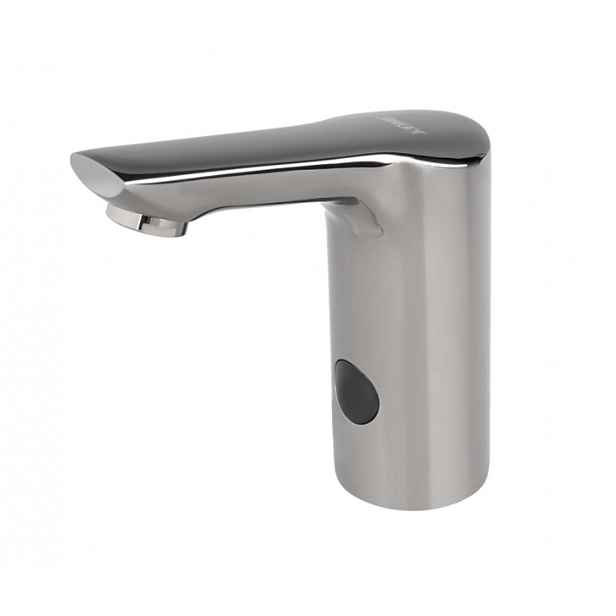 Sanela - Elektronický umyvadlový ventil, pro studenou vodu, síťové napájení, metal grey SLU 62H