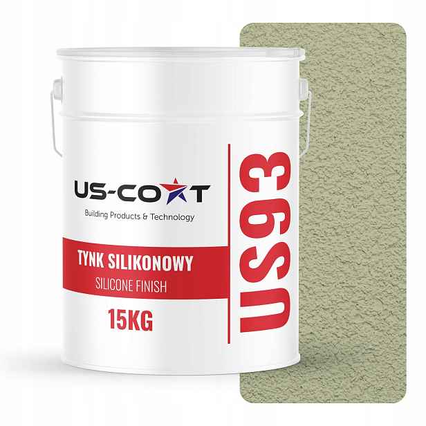 Silikonová Fasádní Omítka Zelená Světlá F483 15 Kg Beránek Granulace 1.0 mm