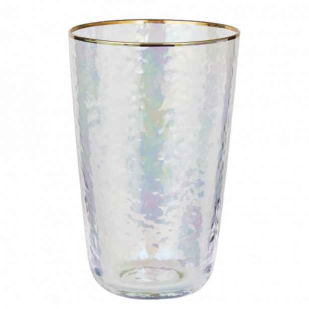 Butlers SMERALDA dlouhá sklenice na nápoje se zlatým okrajem 530 ml