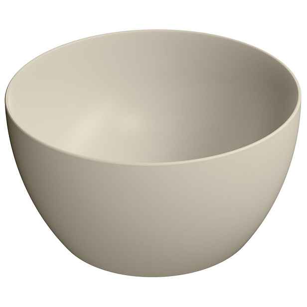 GSI PURA keramické umyvadlo na desku vysoké, průměr 42cm, creta mat