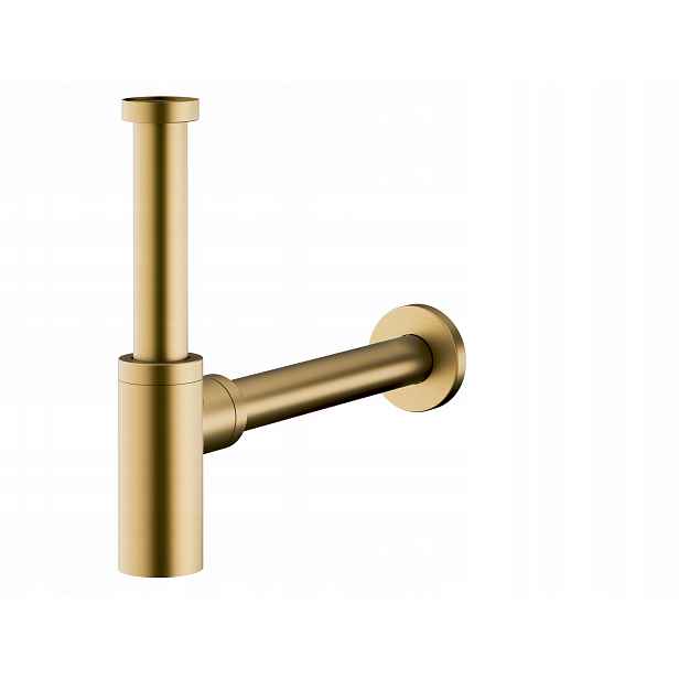 Kfa Umyvadlový Sifon Lahvový Kulatý, Pvd Brushed Light Gold
