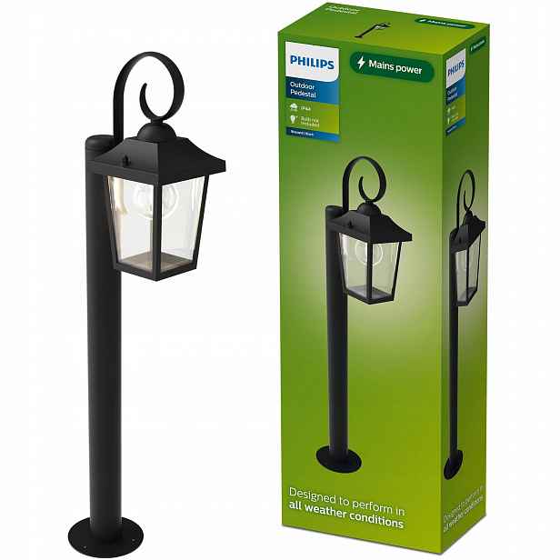 Venkovní zahradní Led lampa E27 Sloupek 75 cm Lampa IP44 Buzzard Philips