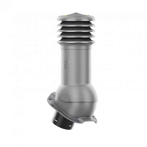 Větrací komín HiVent pro plechovou střešní krytinu, profil C, průměr 125 mm, grafit