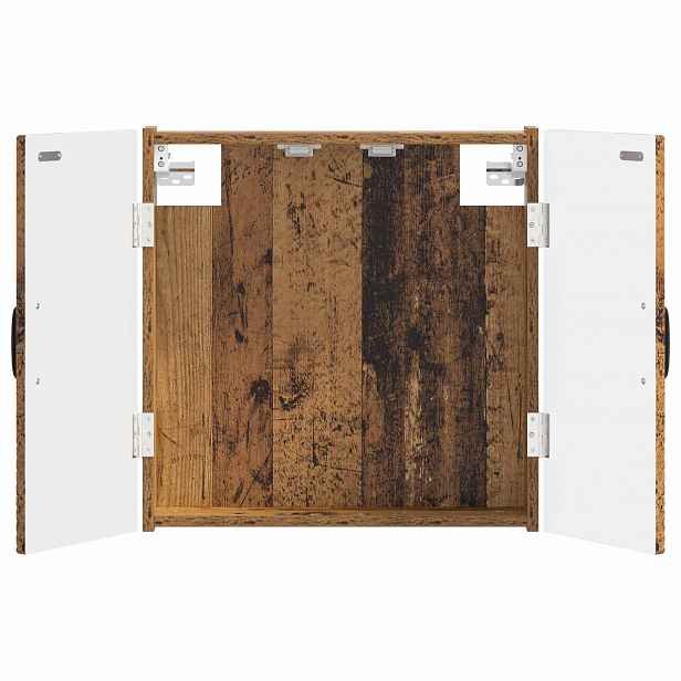 vidaXL Skříň na terče HOORN Staré dřevo 52,5 x 10,5 x 53,5 cm