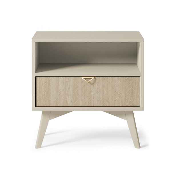 ArtPS Noční stolek TIMBER S54 | béžová