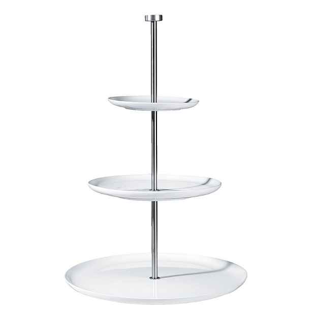 ASA Selection Třípatrový etažér A TABLE ASA Selection, kulatý - bílý