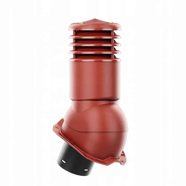 Větrací komín Smartline profil T18 fi 150 mm, zateplený, červený