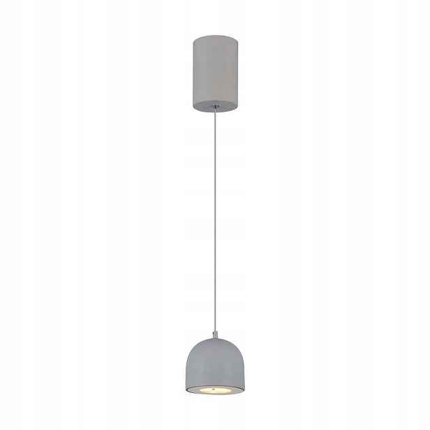 Závěsná Led bodová lampa šedá nad stůl, barový stůl do jídelny 3000K V-tac