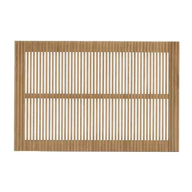 Čelo postele z dubového dřeva v přírodní barvě 105x70 cm Beyla – Kave Home