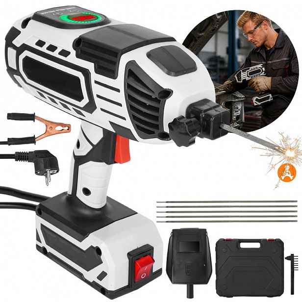 Přenosná oblouková svářečka Igbt, přenosná pro dům a garáž 4600 W 200 A