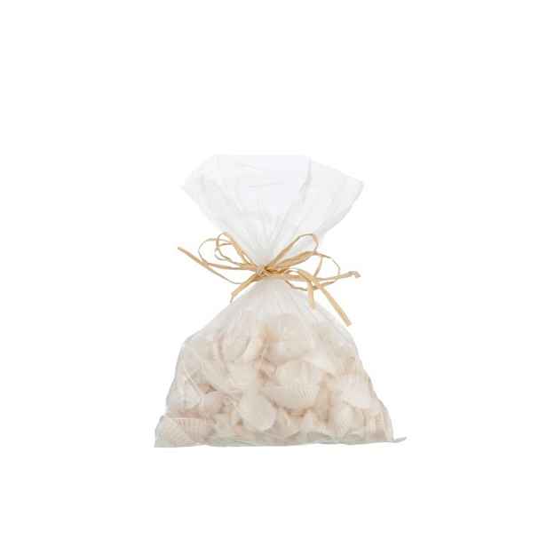 Pytlík mušlí 300gr bílá/krémová - 10*10*10 cm J-Line by Jolipa