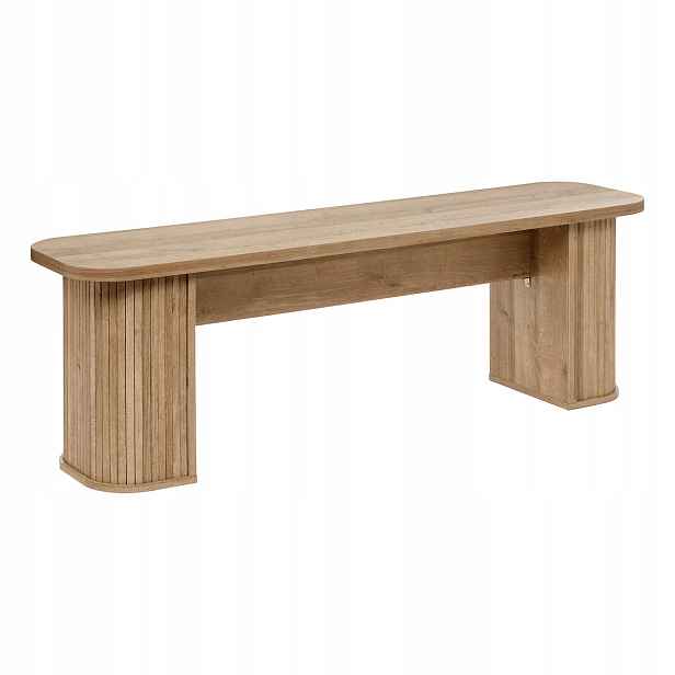Lavička Do Předsíně Mdf 140X35X45 CM Hnědá Pro Obouvání