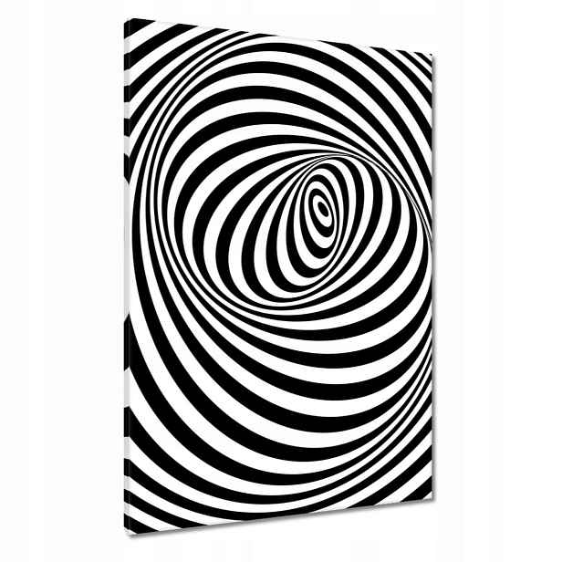 Obrazy 70x100 Abstrackja černobílá