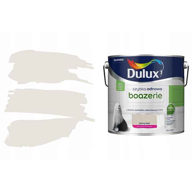 Barva barva Dulux Rychlá obnova Pvc Boazerie dřevo 2,5 l světle béžová