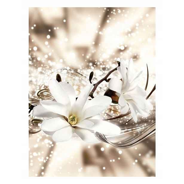 Fototapeta Magnolie bílé květy vinylová jemné pozadí bokeh 184x254 lepidlo
