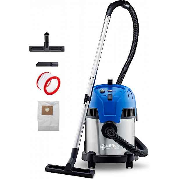 Nilfisk Multi II 22L Inox Vysavač Mokrý Suchý 1400W Zahradní Dům
