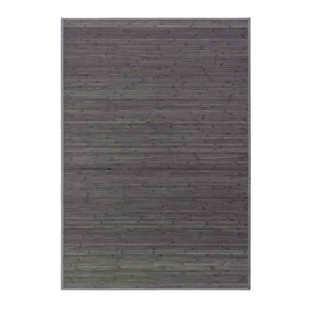 Šedo-zelený bambusový koberec 140x200 cm – Casa Selección