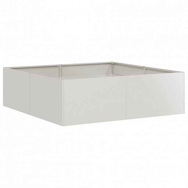 vidaXL Truhlík 100x100x30 cm nerezová ocel