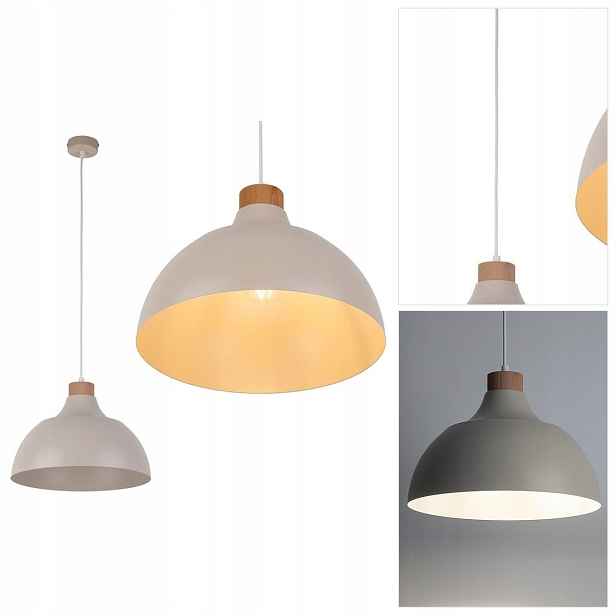 Závěsná lampa Cap béžová, klasický styl, útulná atmosféra Tk Lighting