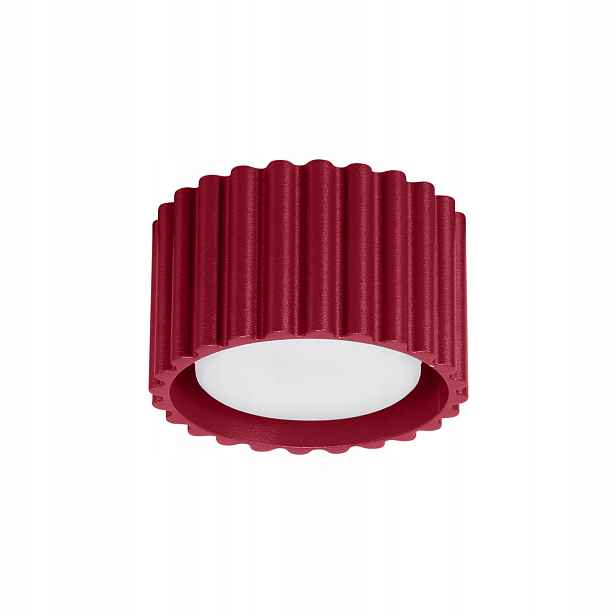 Sollux Lighting Stropní bod Aura burgundský Ø6 cm GX53 10W