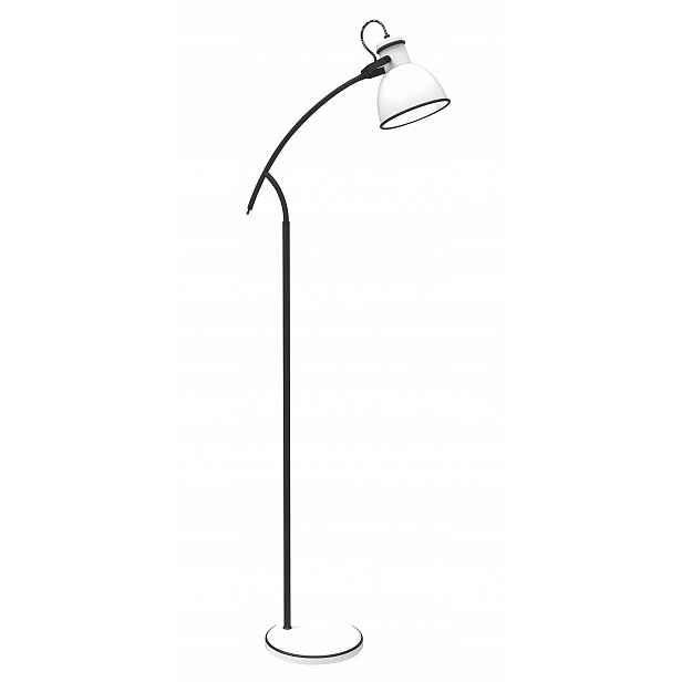 Stojací lampa bílo-černá Candellux Zumba