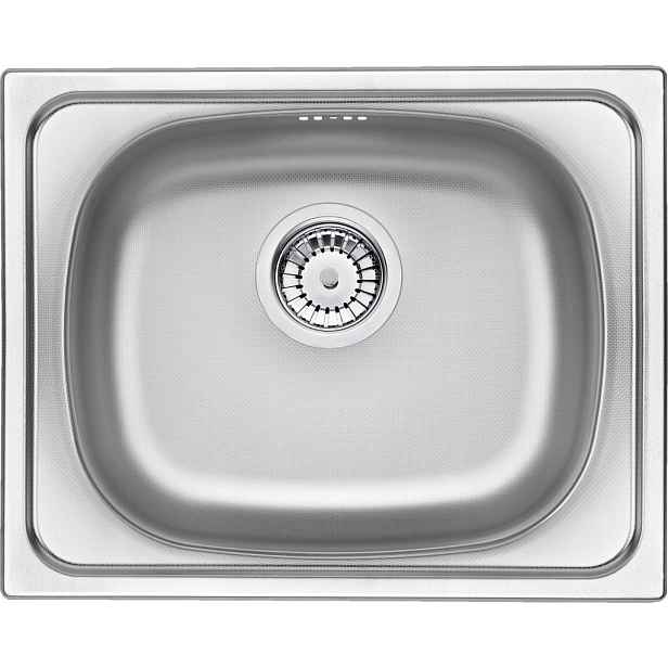 Techno stainless steel decor – 1-komorový dřez z z nerezové oceli