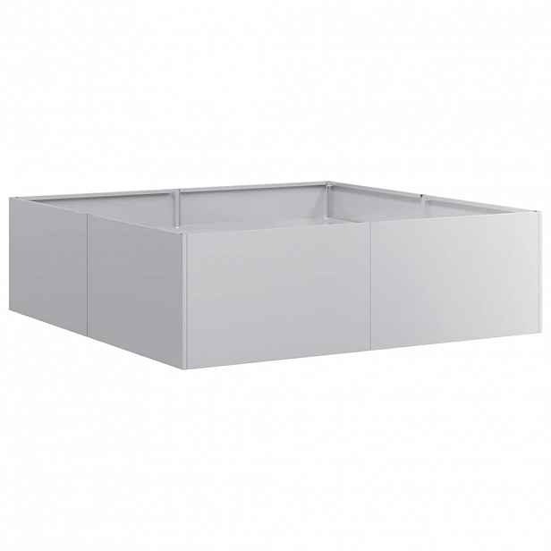 vidaXL Truhlík 100x100x30 cm pozinkovaná ocel
