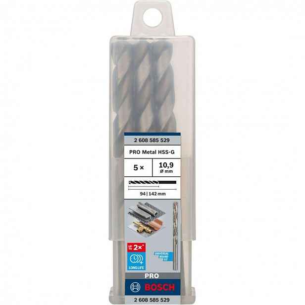 Bosch - Sada vrtáků do kovu, 10,9x142 mm, 5 ks 2608585529