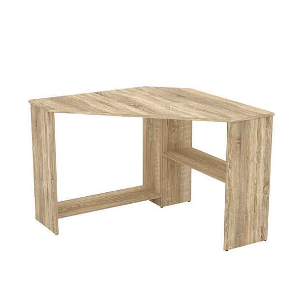MASSENO PSACÍ STŮL SPAZIO, 80x80x73 cm, dub Sonoma