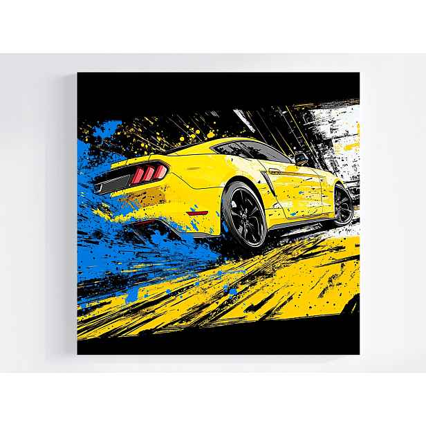 Obraz Na Plátně Canvas Graffiti Auto Sport Auto Rychlost Drift 50x50
