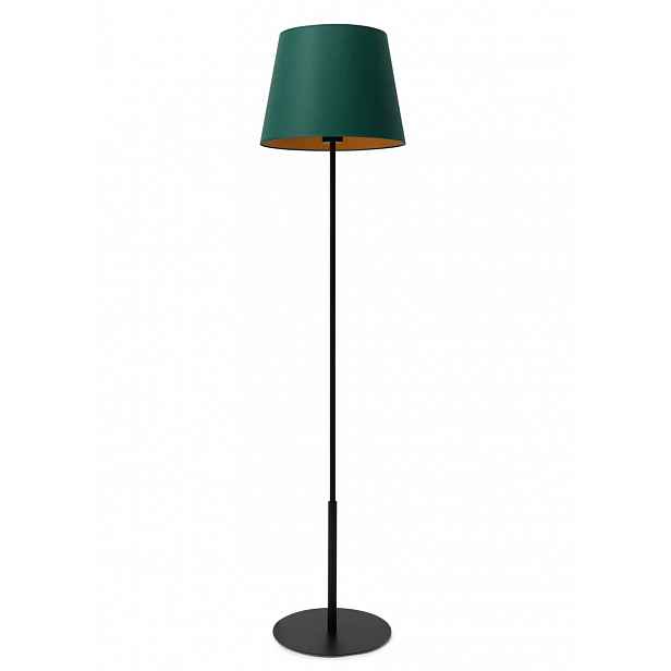 Stojací lampa ve skandinávském stylu VESPILLO - zelená / zlatá / černá
