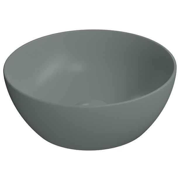 GSI PURA keramické umývátko na desku, průměr 32cm, agave mat