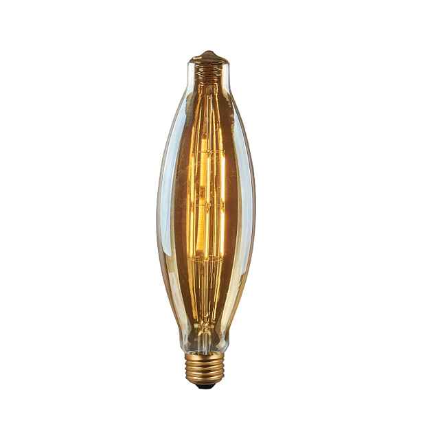 Led žárovka Retro E27 8W 2200K skleněná průhledná Italux