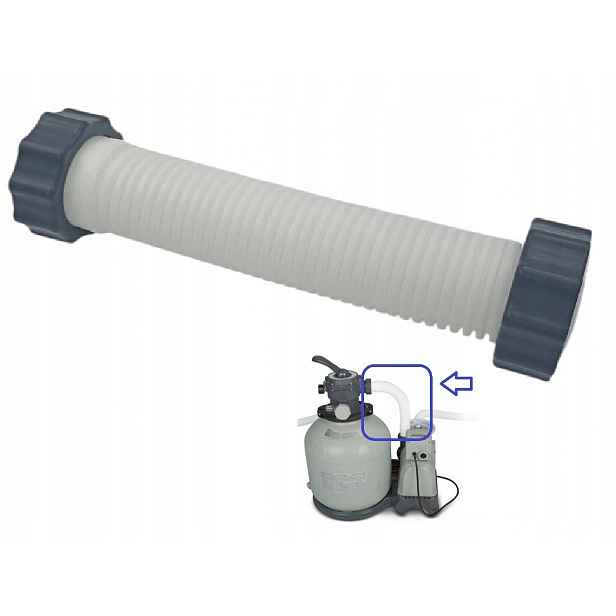 Připojovací hadice 38 mm pro připojení ventilu k motoru, pískový filtr 28648