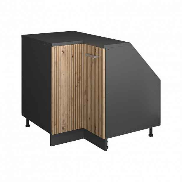 Vicco ŠIKMÁ SKŘÍŇ ROHOVÁ SKŘÍŇKA Rion Řemeslný dub 75.6 x 81.6 cm s 1 dveřmi, korpus skříně hloubka 60 cm