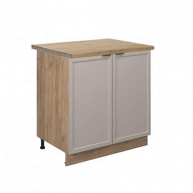 Vicco SKŘÍŇKA POD DŘEZ Fame-Line GreyBeige 80 cm , PD Dub