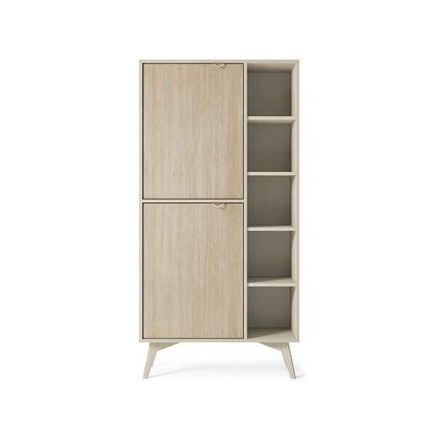 ArtPS Regál TIMBER RG80 | béžová