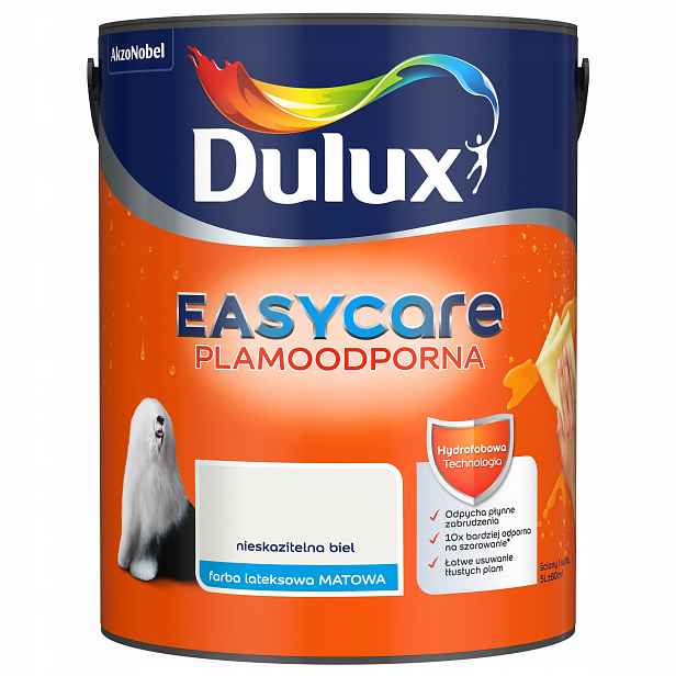 Dulux 5l stropní a nástěnná latexová Barva , čistě bílá matná