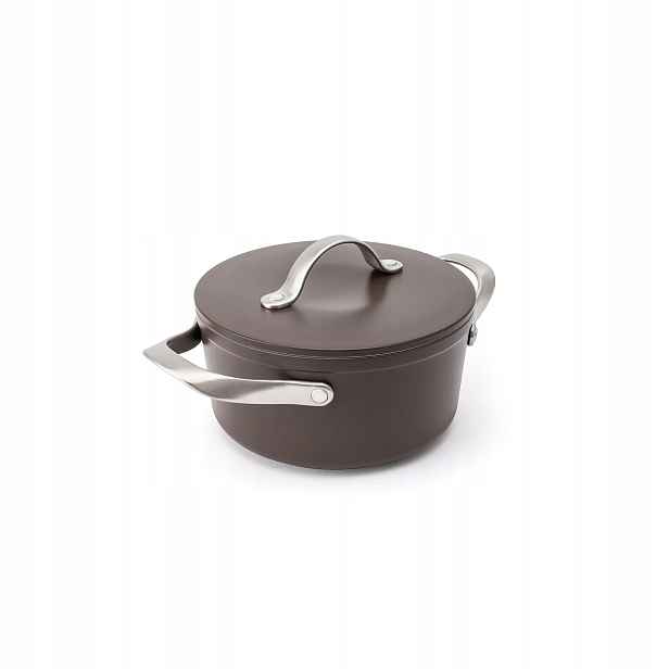 Elmich Nepřilnavý keramický hrnec Zen Ø 18 cm (2 l) hnědá