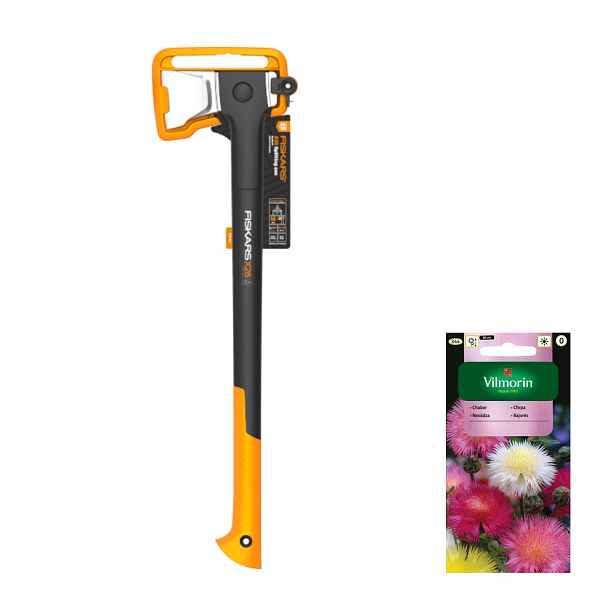 Fiskars X-series X28 Štípací sekera na dřevo M +dárek semena